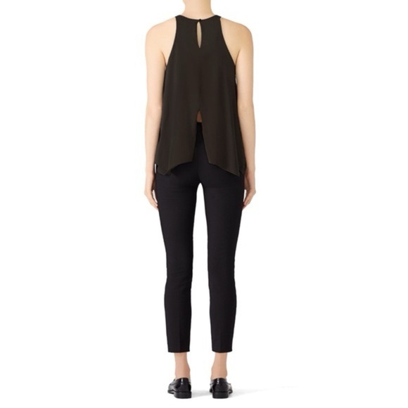 HALSTON • Black High Neck Cami Top - Picture 3 of 5